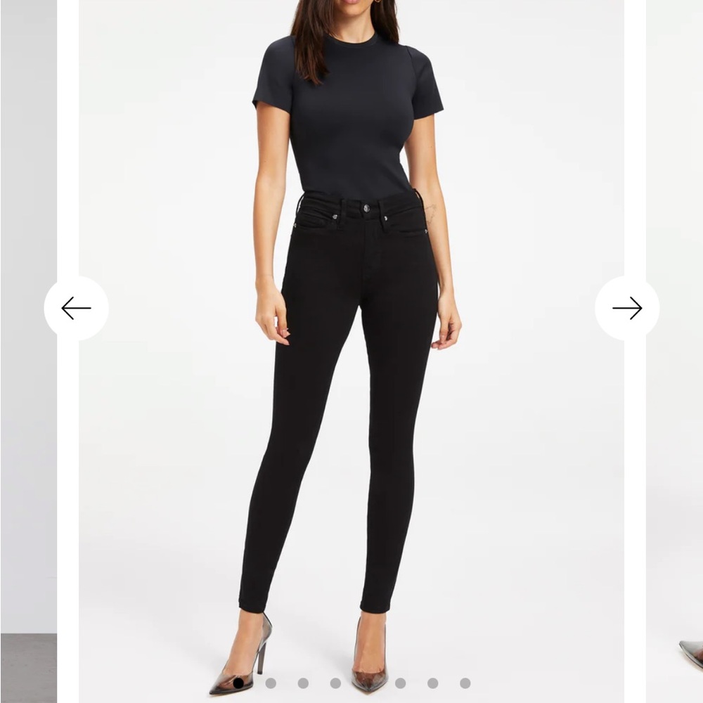 Good American Good Legs Black Jeans